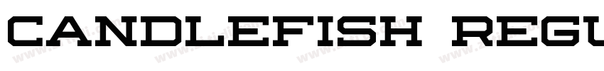 Candlefish Regular字体转换